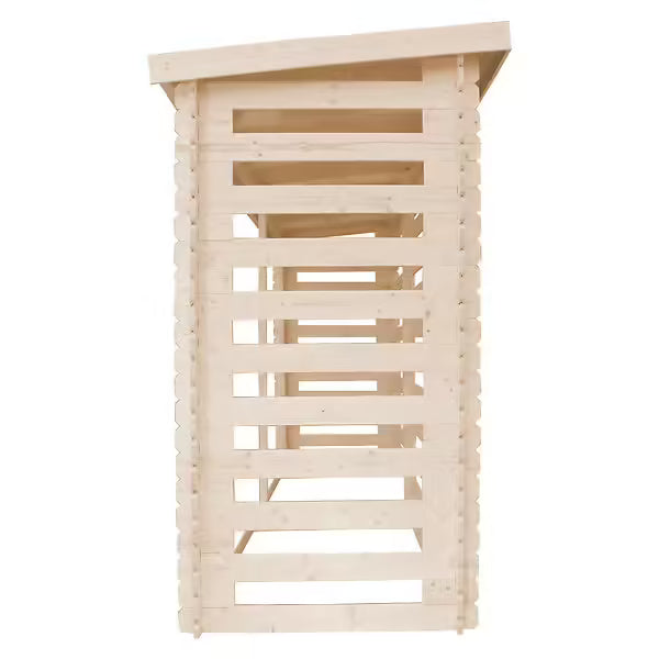 TIMBELA Brennholz-Unterstand M203 – B 112 x L 450 x H 199 cm / 4 m²